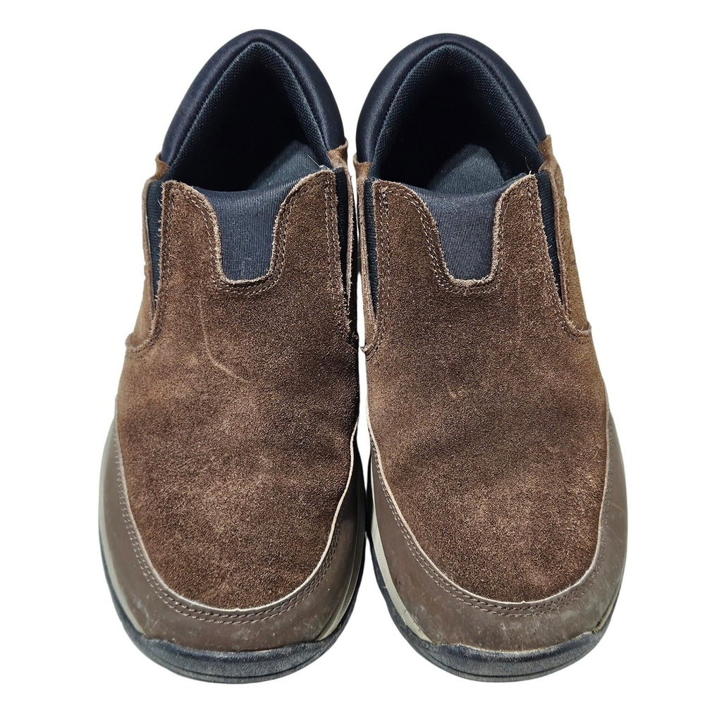 New Balance MW770DB Walking Shoes Mens 10 Brown Suede Slip On ABZORB